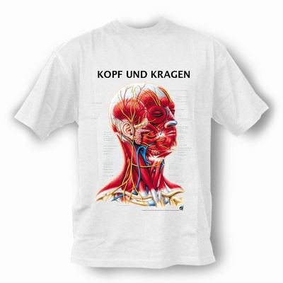 T-Shirt Kopf und Kragen