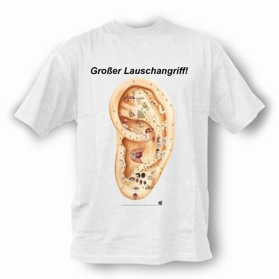 Anatomical T-Shirt Acupuncture Ear